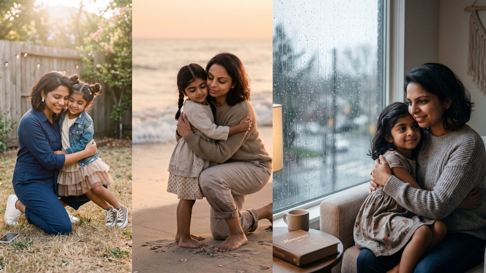 10 Childhood Nostalgia Gemini AI Prompts for Men Hugging Younger Self
