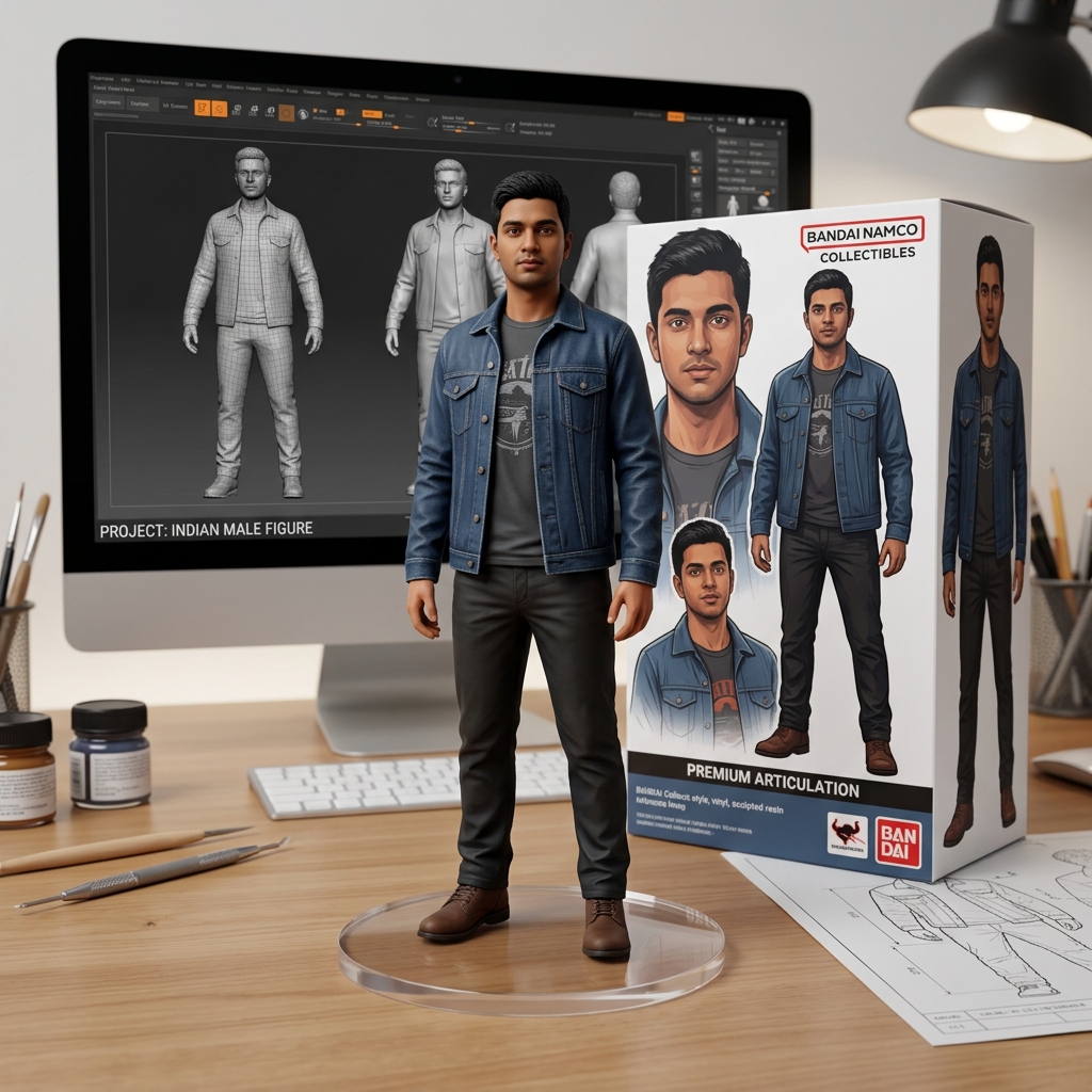 8 Instagram-Viral 1/7 Scale Action Figure Gemini AI Prompts for Men