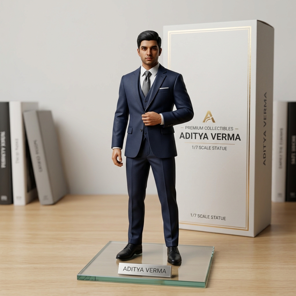 8 Instagram-Viral 1/7 Scale Action Figure Gemini AI Prompts for Men