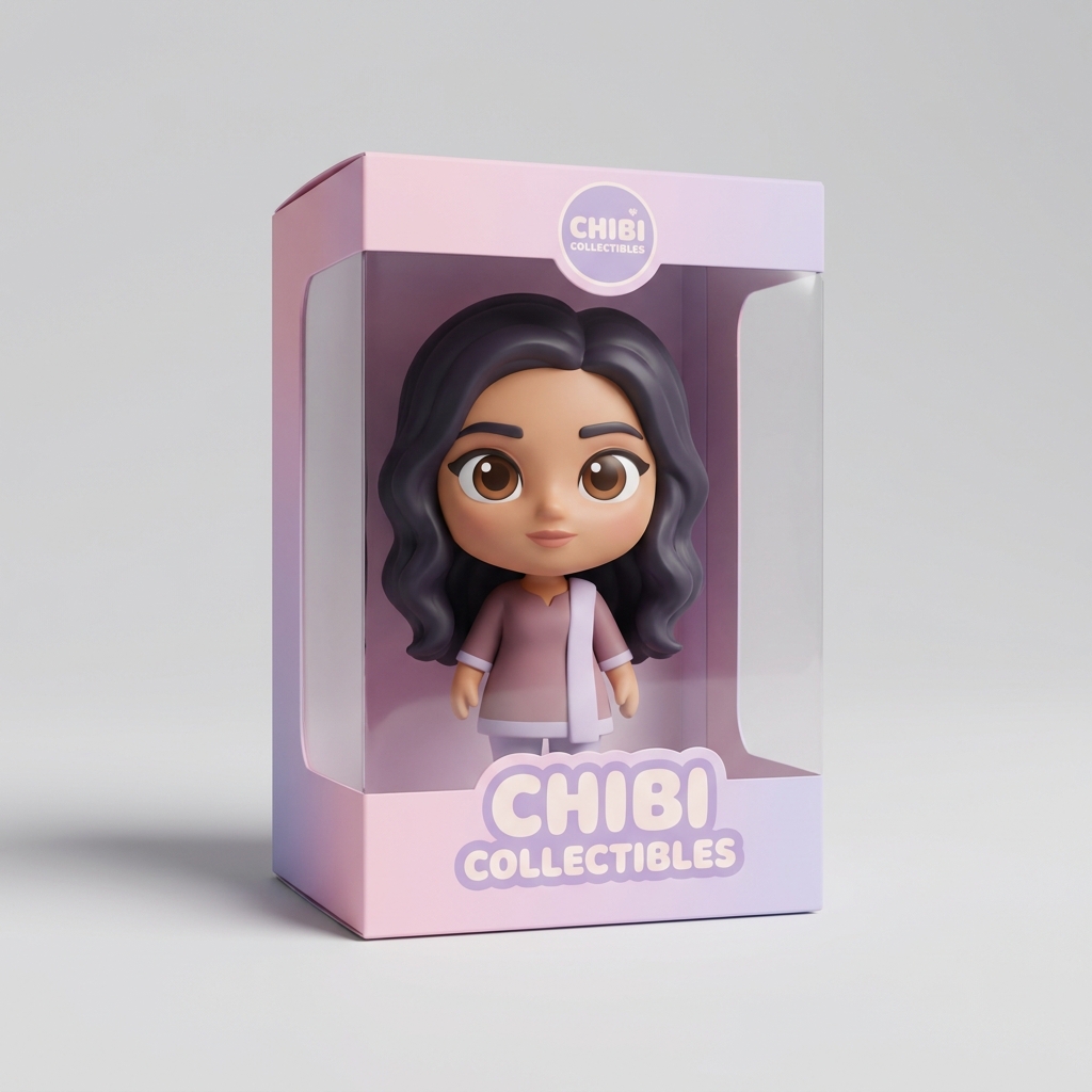 8 Gemini AI Prompts for 3D Chibi Girl Collectibles with Packaging Boxes 8 Gemini AI Prompts for 3D Chibi Girl Collectibles with Packaging Boxes