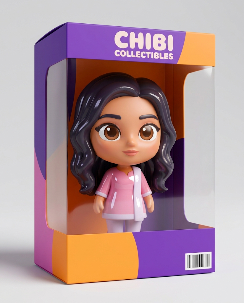 8 Gemini AI Prompts for 3D Chibi Girl Collectibles with Packaging Boxes 8 Gemini AI Prompts for 3D Chibi Girl Collectibles with Packaging Boxes