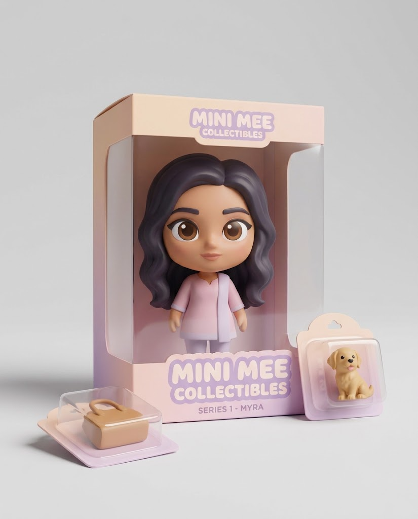 8 Gemini AI Prompts for 3D Chibi Girl Collectibles with Packaging Boxes 8 Gemini AI Prompts for 3D Chibi Girl Collectibles with Packaging Boxes