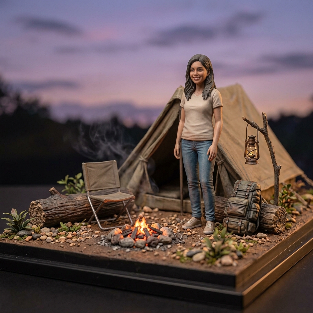 10 Miniature Diorama Gemini AI Prompts for Men's Desk Displays