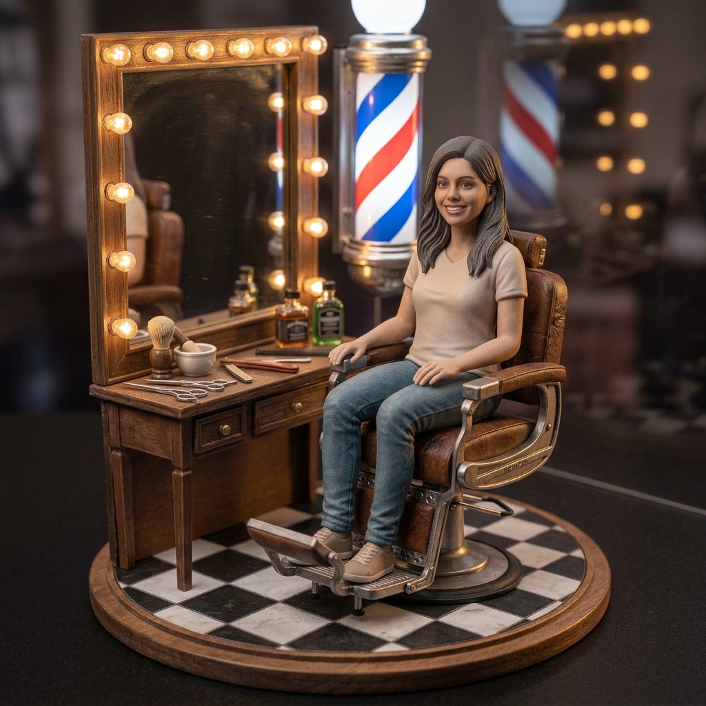 10 Miniature Diorama Gemini AI Prompts for Men's Desk Displays
