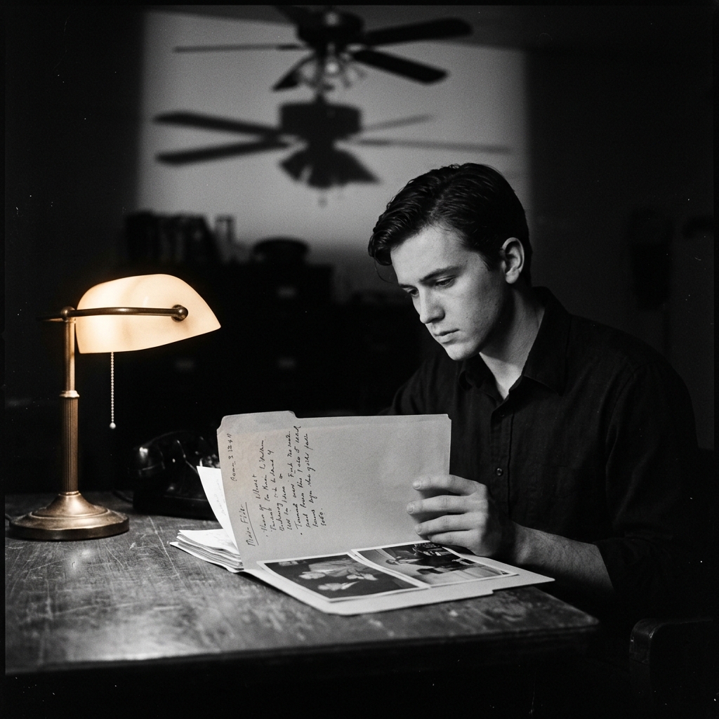 Film Noir Black and White Gemini AI Prompts for Men