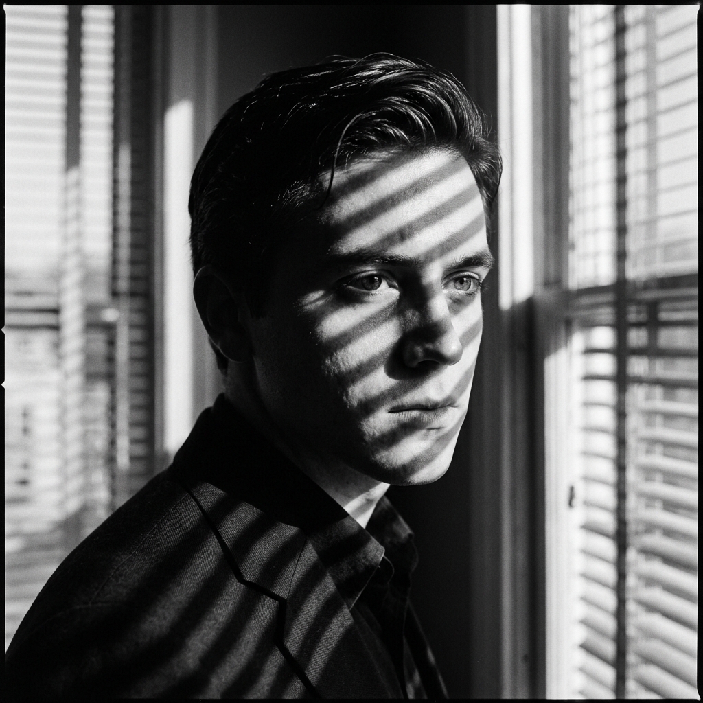 Film Noir Black and White Gemini AI Prompts for Men