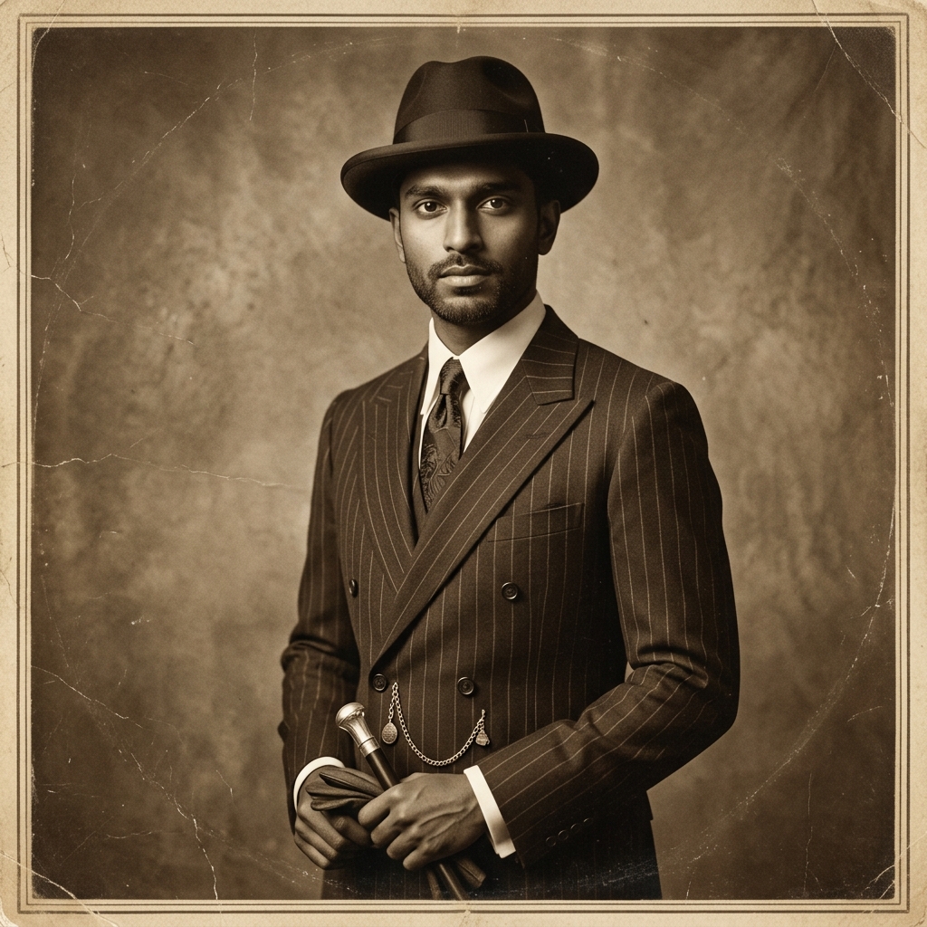 10 1920s Vintage Gangster Look Gemini AI Prompts for Men 10 1920s Vintage Gangster Look Gemini AI Prompts for Men