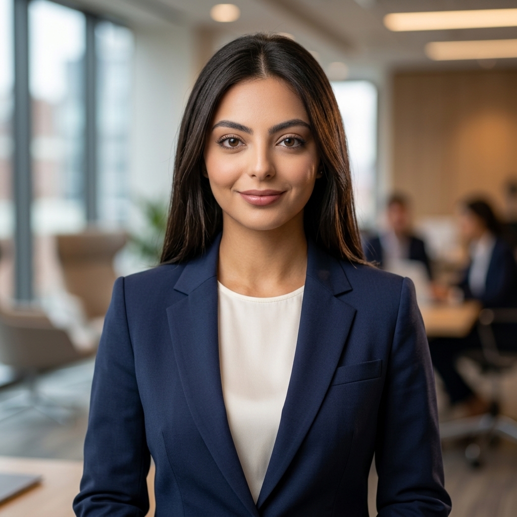 7 Formal Blazer Corporate Gemini AI Prompts for Women's Portraits