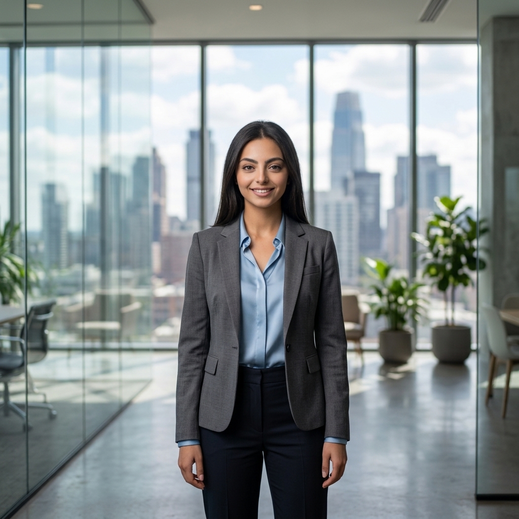 7 Formal Blazer Corporate Gemini AI Prompts for Women's Portraits