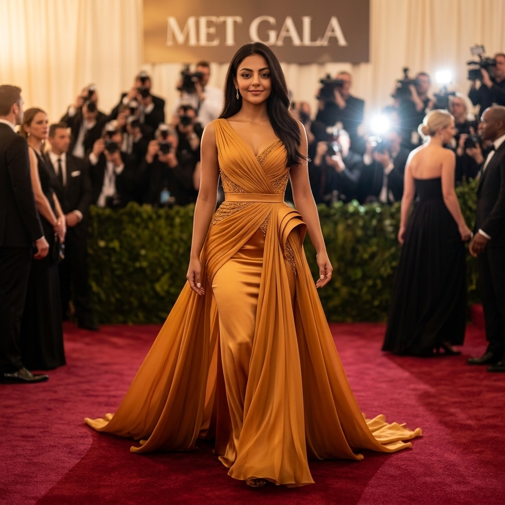 8 Met Gala Red Carpet Gemini AI Prompts for Women's Glam Portraits