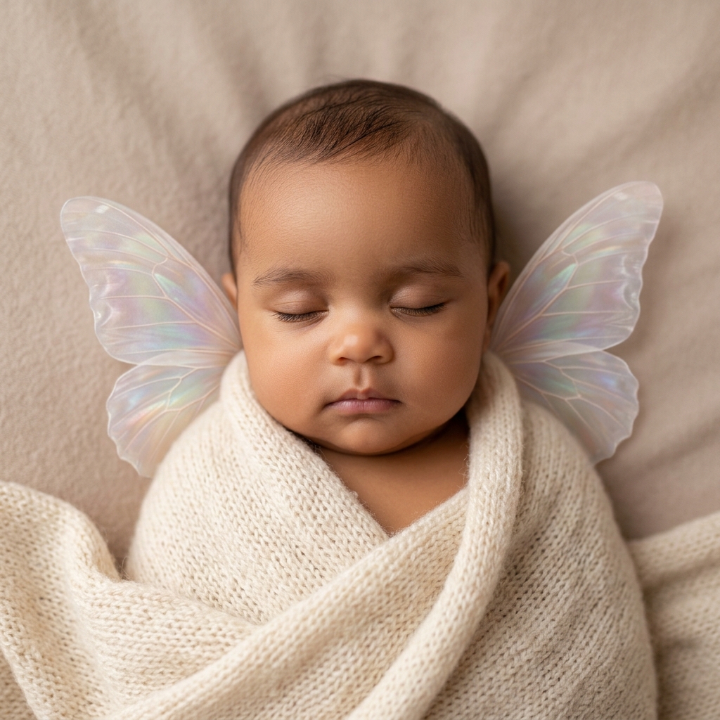 10 Butterfly Wings Gemini AI Prompts for Cute Baby Portraits