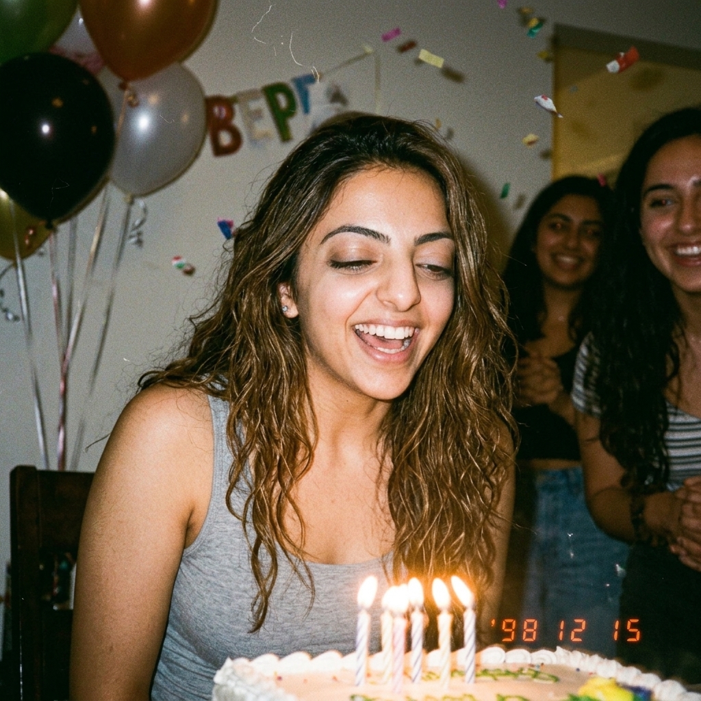 8 Nostalgic 90s Disposable Camera Gemini Photo Prompts for Girls