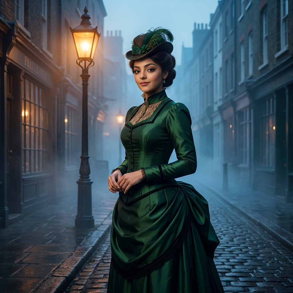 8 Victorian Era Street Gemini AI Prompts for Women's Historical Portraits
