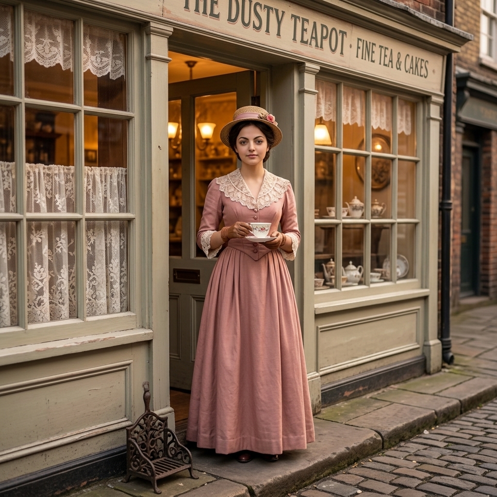 8 Victorian Era Street Gemini AI Prompts for Women's Historical Portraits
